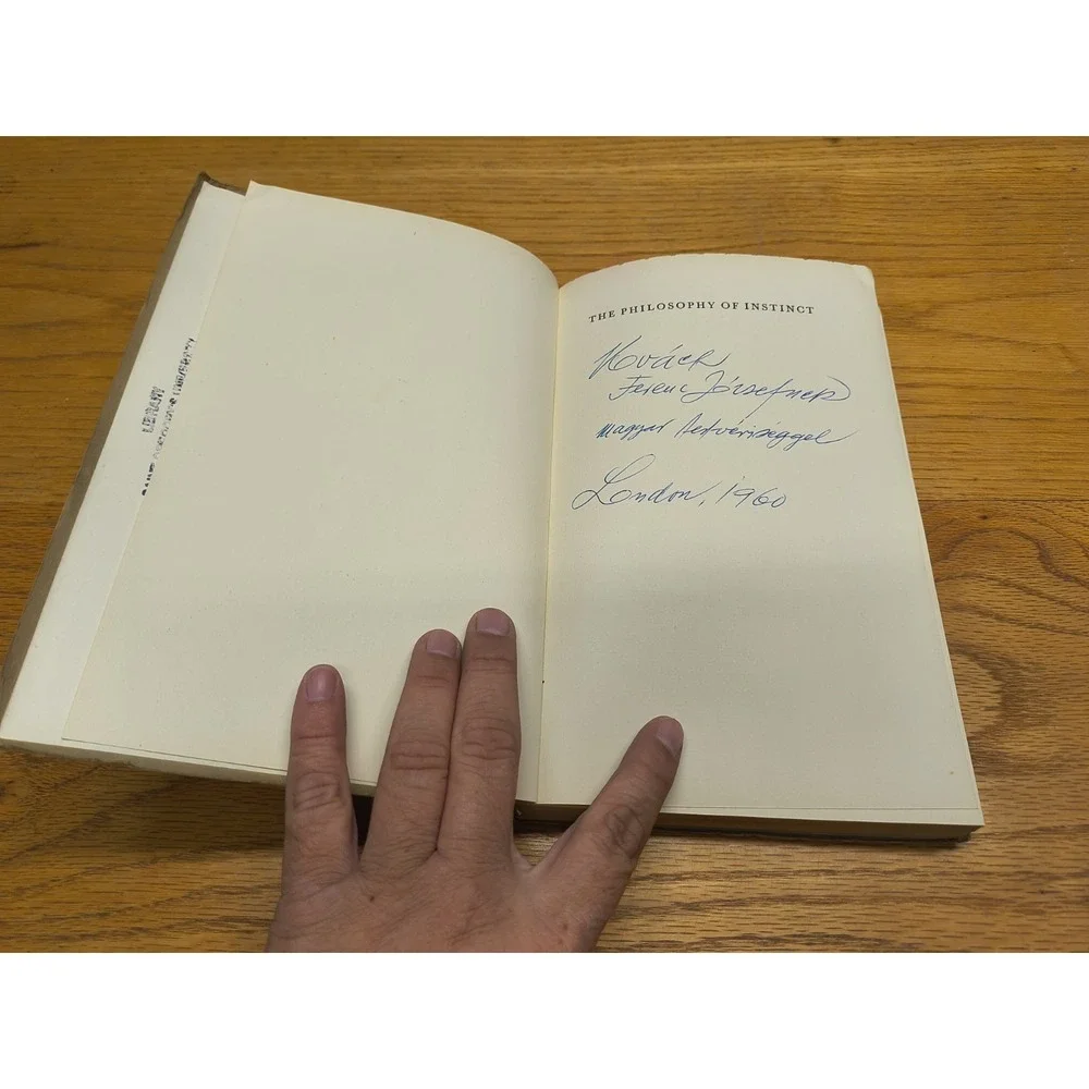 The Instinct‎ In History The Philosophy Of Instinct Volume I, Fran